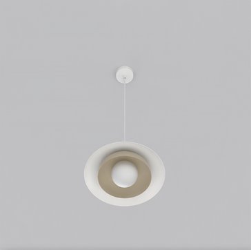 Lampa wisząca SKIN 1 WH MOKKA nowoczesna, biała, metal