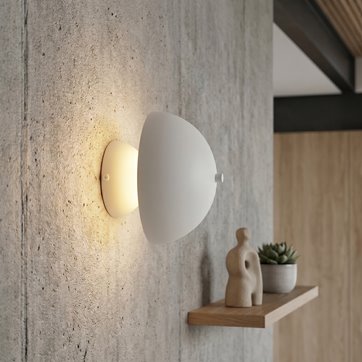 Kinkiet MUSH K2 WH WHITE loft, biały, metal