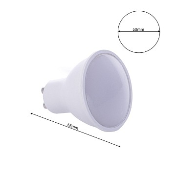 Żarówka LED 6,5W GU10 Ciepła