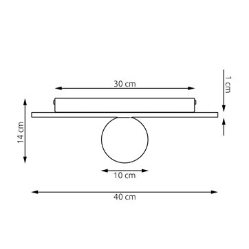 Kinkiet CALMA L K1 BEIGE nowoczesny, klosz, filc, beżowy