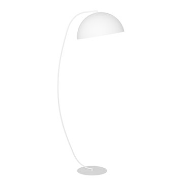 Lampa podłogowa ARCOS LP1 WH WHITE loft, biała, metal