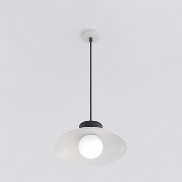 Lampa wisząca MULAN 1 GRAY BL nowoczesna, szara, metal