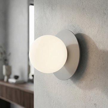 Kinkiet AMERICANA K1 GRAY nowoczesny, szary, metal