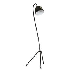 Lampa podłogowa HARIS LP1 BLACK / WHITE loft, czarno/biała