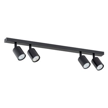 Lampa sufitowa FLASH 4 BLACK nowoczesna, minimalistyczna