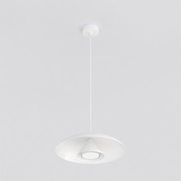 Lampa wisząca BABEL 1 WHITE nowoczesna, biała, metal