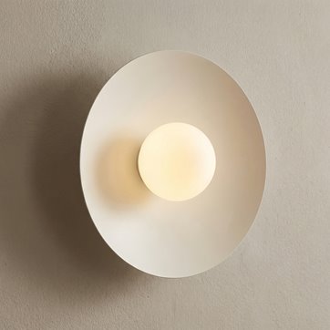 Kinkiet INSPO K1 WHITE nowoczesny, biały, metal