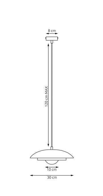 Lampa wisząca SKIN 1 WH MOKKA nowoczesna, biała, metal