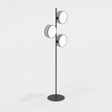 Lampa podłogowa DRUMZ LP3 GRAY nowoczesna, szara, abażur