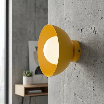 Kinkiet BIBI K1 ORANGE nowoczesny, pomarańczowy, metal