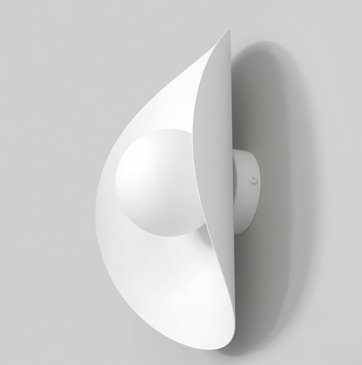 Kinkiet FIERO XL K1 WHITE nowoczesny, biały, metal