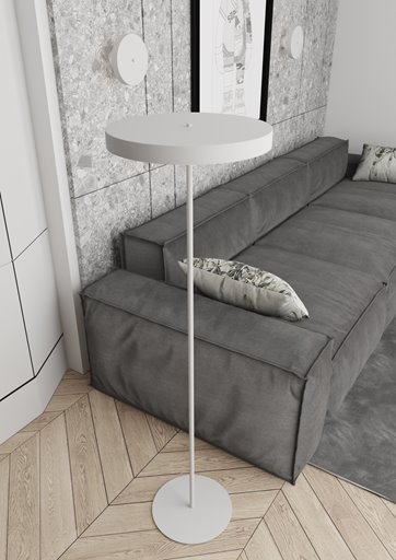 Kinkiet NEMO K2 WH WHITE loft, biały, metal