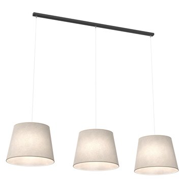 Lampa wisząca EPOCA 3 BEIGE abażur, beż, klasyczna