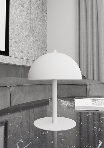 Lampka nocna MOGU LN2 WH WHITE metal, biała, loft