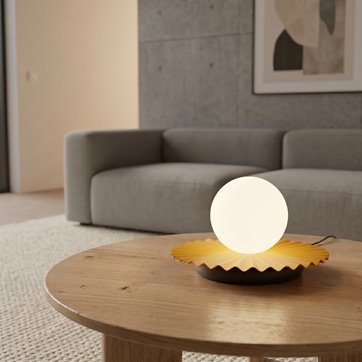 Lampka nocna UMBRA LN1 ORANGE metal, nowoczesna pomarańczowa