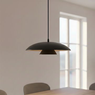 Lampa wisząca BABEL 1 BLACK nowoczesna, czarna, metal