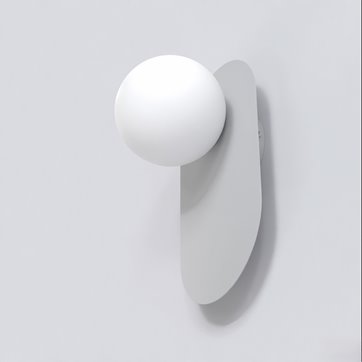 Kinkiet VIVA K1 GRAY nowoczesny, szary, metal