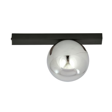 Lampa sufitowa FIT 1 BL/GRAFIT nowoczesna czarna/grafit