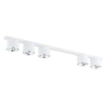 Lampa sufitowa NANO 5 WHITE minimalistyczna, listwa, biały