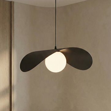 Lampa wisząca RITUAL 1L BLACK nowoczesna, czarna, metal