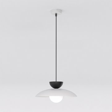 Lampa wisząca MULAN 1 GRAY BL nowoczesna, szara, metal