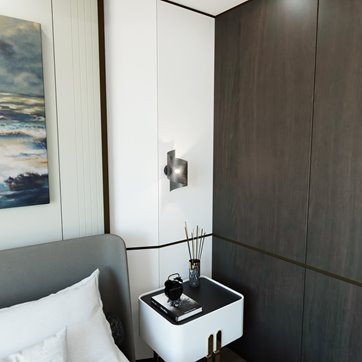 Kinkiet SPIRAL BLACK nowoczesny, minimalistyczny, czarny