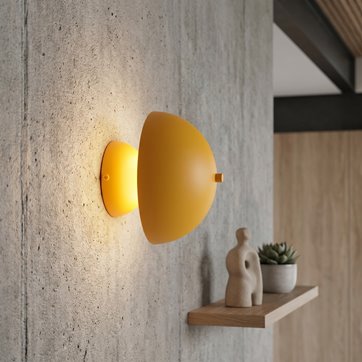 Kinkiet MUSH K2 OR ORANGE loft, pomarańczowy, metal