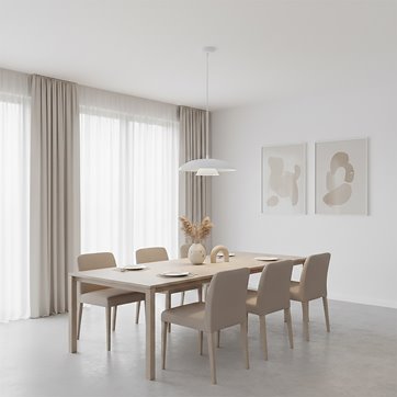 Lampa wisząca BABEL 1 WHITE nowoczesna, biała, metal