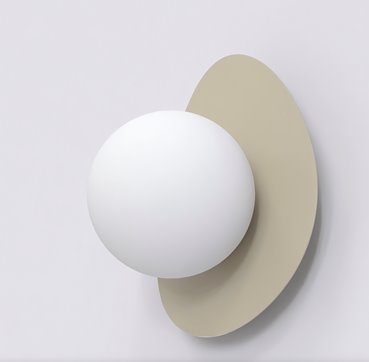 Kinkiet OVO K1 MOKKA nowoczesny, beżowy, metal