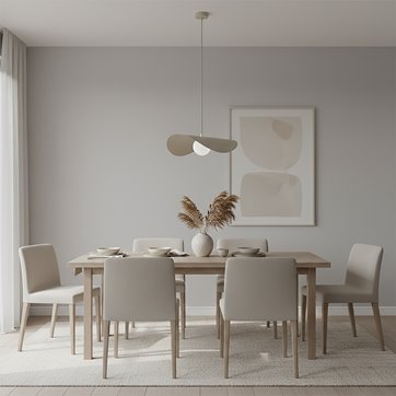 Lampa wisząca RITUAL 1L MOKKA nowoczesna, beżowa, metal