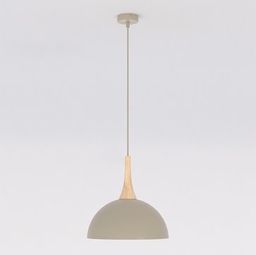 Lampa wisząca NAUTICA 1S MOKKA nowoczesna, beżowa, metal