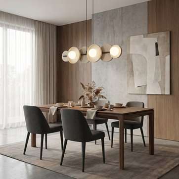 Lampa wisząca MODEL 6 BL MOKKA loft, beżowa, metal