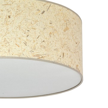 Lampa sufitowa ASTON 3 CORK wyjątkowa, duży abażur, korek