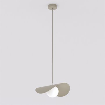 Lampa wisząca RITUAL 1M MOKKA nowoczesna, beżowa, metal