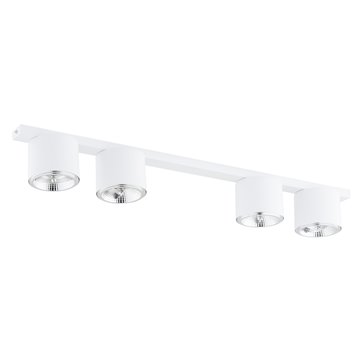 Lampa sufitowa NANO 4 WHITE minimalistyczna, listwa, biały