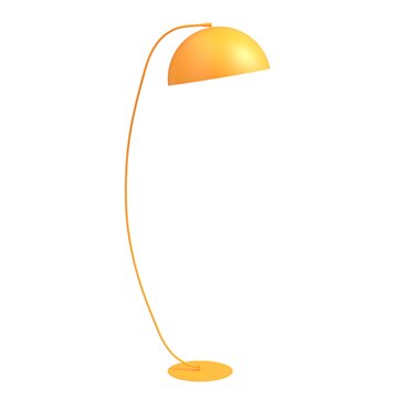 Lampa podłogowa ARCOS LP1 OR ORANGE loft pomarańczowa, metal