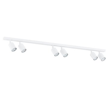 Lampa sufitowa FLASH 6 WHITE nowoczesna, minimalistyczna