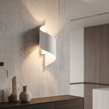 Kinkiet SPINER WHITE minimalistyczny, metal, biały