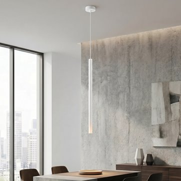 Lampa wisząca SELTER 1 WHITE nowoczesna, sople, biała