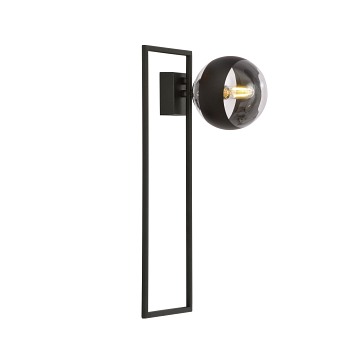 Lampa sufitowa IMAGO 1A BLACK/STRIPE loft, klosz, czarna