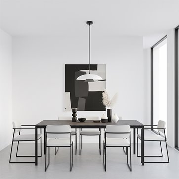 Lampa wisząca BABEL 1 WHITE BL nowoczesna, biała, metal