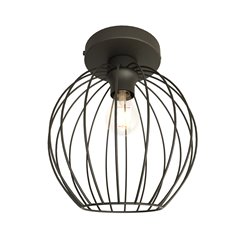 Lampa sufitowa NEST 1 BL loft, plafon, czarna