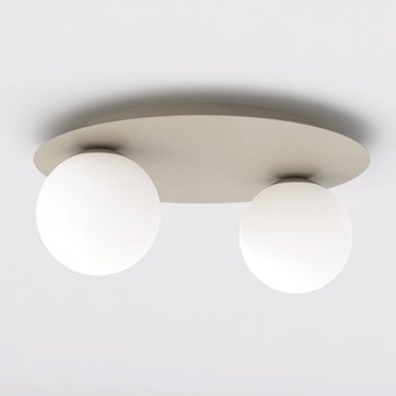 Lampa sufitowa SOLAR 2 MOKKA OPAL nowoczesna, beżowa, biała