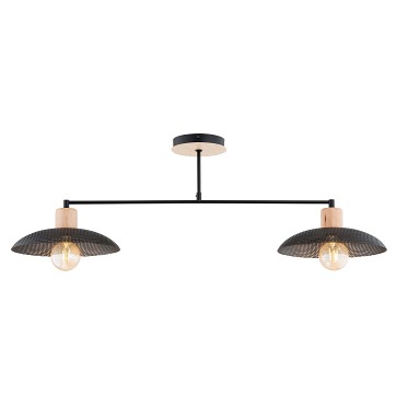 Lampa sufitowa KOBE 2 BLACK unikatowy, japandi, skandynawski