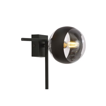 Lampa sufitowa IMAGO 1G BLACK/STRIPE loft, klosz, czarna