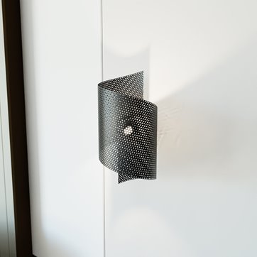 Kinkiet SPIRAL BLACK nowoczesny, minimalistyczny, czarny