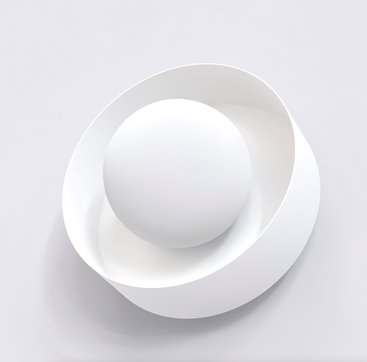 Kinkiet LULU K1 WHITE nowoczesny, biały, metal