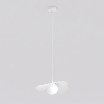 Lampa wisząca RITUAL 1M WHITE nowoczesna, biała, metal