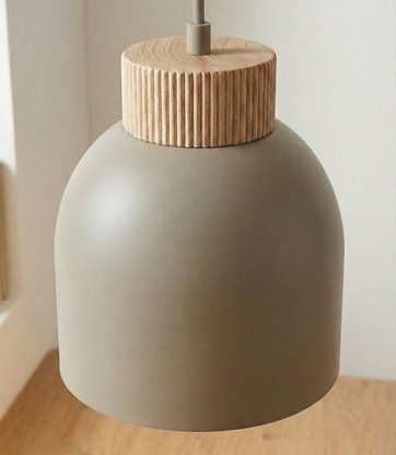 Lampa wisząca KRU 1 MOKKA nowoczesna, beżowa, metal, pająk