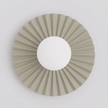 Kinkiet UMBRA M K1 MOKKA OPAL nowoczesny, beżowy, metal fala